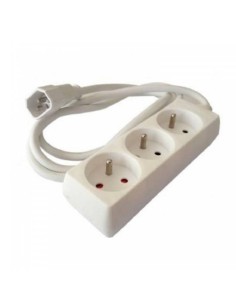 REGLETA 3 TOMAS RIELLO IEC M   SHUCKO BLANCO 1.20M PN:...