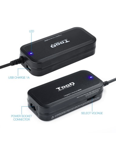 ALIMENTADOR PORT. 90W TOOQ MAN UAL 2 X USB 12...