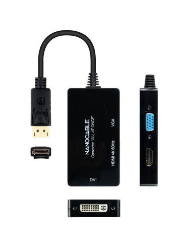 CONVERSOR DISPLAY PORT A HDMI  H, DVI H, VGA H...