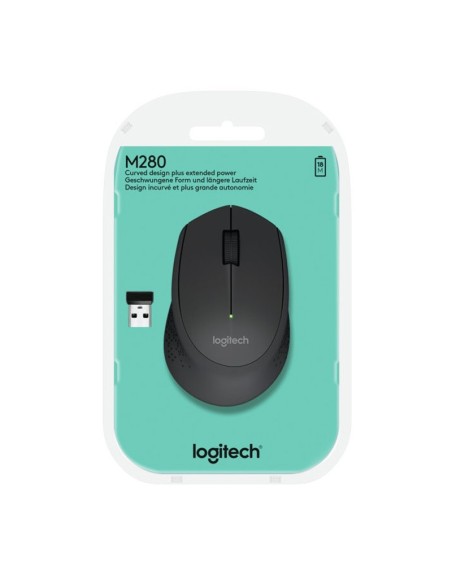 RATON LOGITECH M280 NEGRO PN: 910-004287 EAN: 5099206052543   
