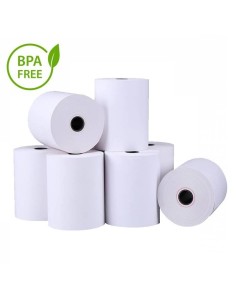 PAPEL TERMICO CAJA 100 ROLLOS  60X60X40 SIN BISFENOL A...