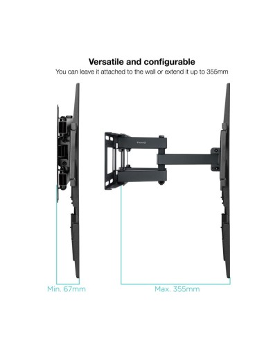 SOPORTE MONITOR/TV 37-80" TOOQ INCLINABLE PN:...