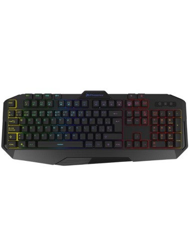 TECLADO USB PHOENIX MK2 RGB    GAMING 9 MODOS...