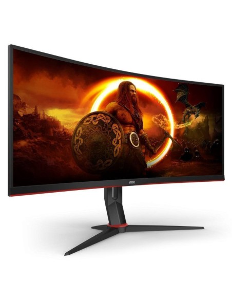 MONITOR   34" AOC LED CU34G2X  VA NEGRO Y ROJO PN: CU34G2X/BK EAN: 4038986117005   