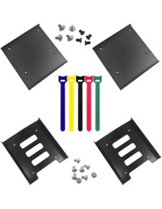 ADAPT.INT PACK 4 2.5" A 3.5"   CON ORGANIZADOR DE CABLES...