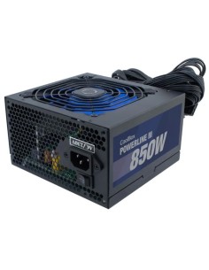 FUENTE 850W/56A COOLBOX 12CM   POWERLINE III 85% NEGRA...