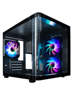 CAJA GAMING MATX GM100 COOLBOX ISION RGB NEGRA SIN FUENTE...