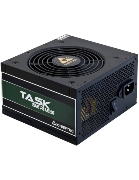 FUENTE  600W/46A CHIEFTEC TASK SERIES 80 PLUS BRONZE NEGRA PN: TPS-600S EAN: 753263076496    