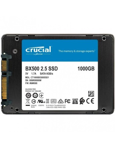 DISCO SSD   1TB CRUCIAL BX500 PN:...
