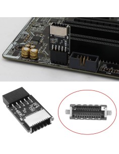 CONVERSOR INTERNO USB 2.0 A    TYPE C PARA FRONTAL PN:...