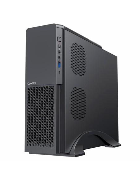 CAJA SFF MATX COOLBOX T313     SLIM NEGRA CON FUENTE 300W 80+ PN: COO-PCT313-BZ EAN: 8436624420634   