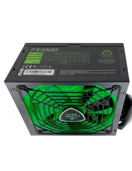 FUENTE 1000W/75A FX1000 KEEP   OUT 85+ ULTRA QUIET BULK PN: FX1000 EAN: 08435099529545  