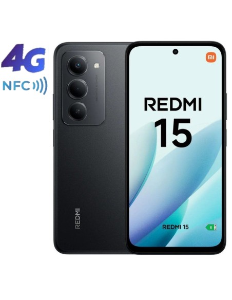 SMARTPHONE 6.9" XIAOMI REDMI   15 8GB 256GB NFC 5G NEGRO PN: REDMI 15 8-256 B EAN: 6932554445126   