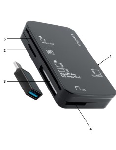 LECTOR EXT. COOLBOX DNIE SD    MSD MS M2 NEGRO PN:...