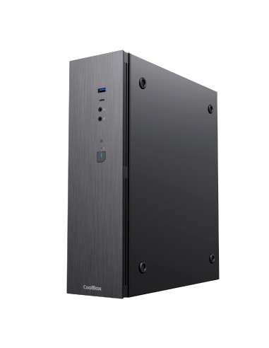 CAJA SFF MATX T370 COOLBOX     SLIM NEGRO 500W...