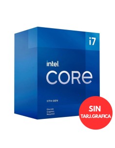 INTEL S-1200 I7-11700F   BOXV  2.5GHZ CON VENTILADOR PN:...