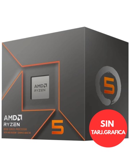 AMD S-AM5 RYZEN 5 8600G  BOXV  4.3GHZ CON VENTILADOR PN: 100-100001237BOX EAN: 730143316163    