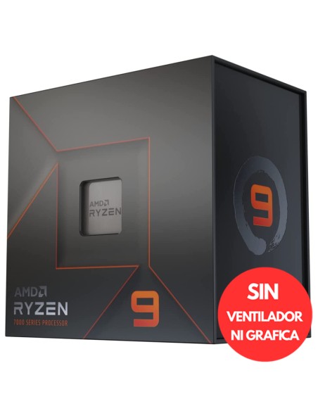AMD S-AM5 RYZEN 9 7900X  BOX   4.7 GHZ BOX SIN VENTILADOR PN: 100-100000589WOF EAN: 730143314558    