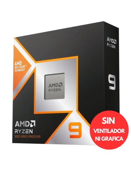 AMD S-AM5 RYZEN 9 9950X   BOX  4.3 GHZ BOX SIN VENTILADOR PN: 100-100001277WOF EAN: 730143315272    